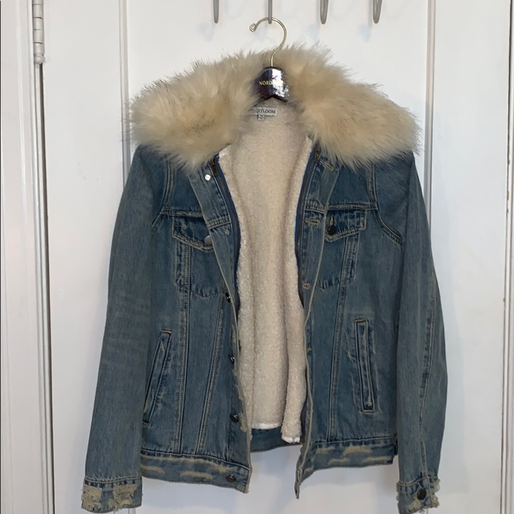 Heartloom Denim Shearling Jacket